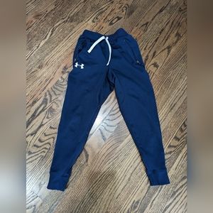 Under Armour Boys XS Navy Sweatpants